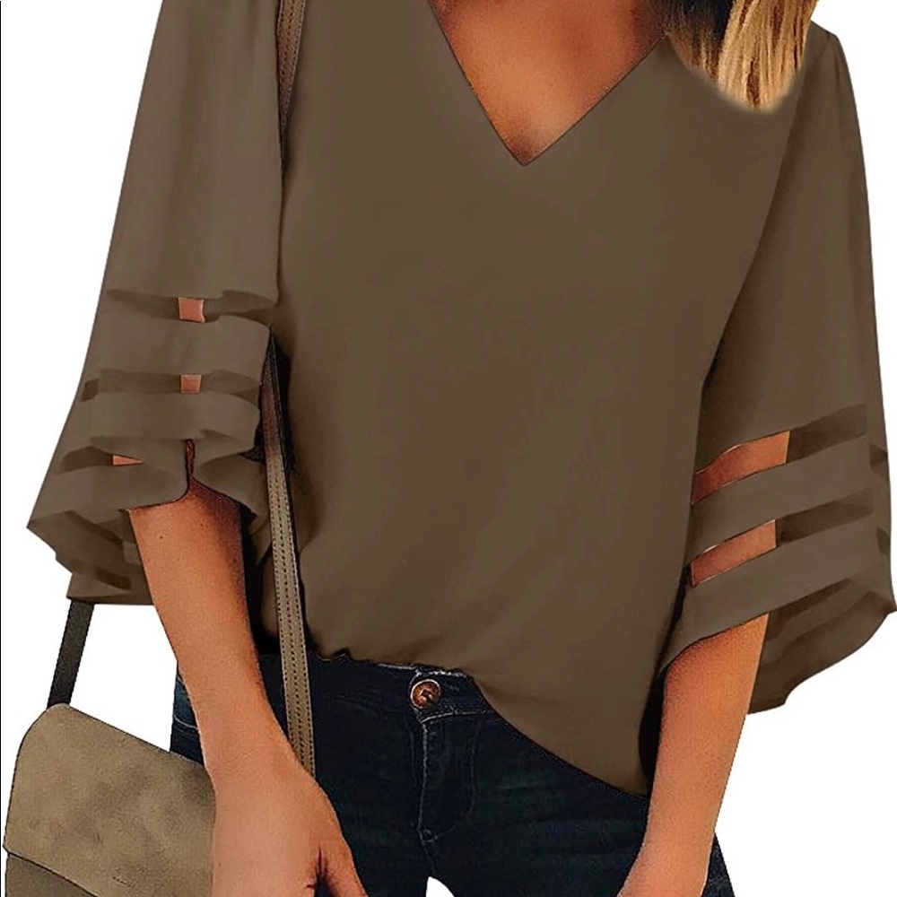Women’s v-neck blouse